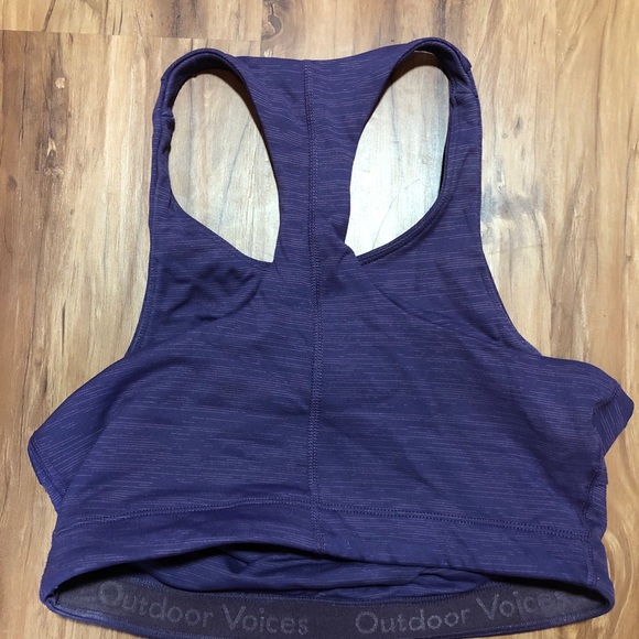 OV Move Free Crop Top in Purple Sold Out Color, S - Picture 6 of 6